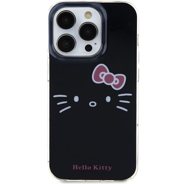 Hello Kitty HKHCP13LHKHLK iPhone 13 Pro / 13 6.1&quot; czarny/black hardcase IML Kitty Face