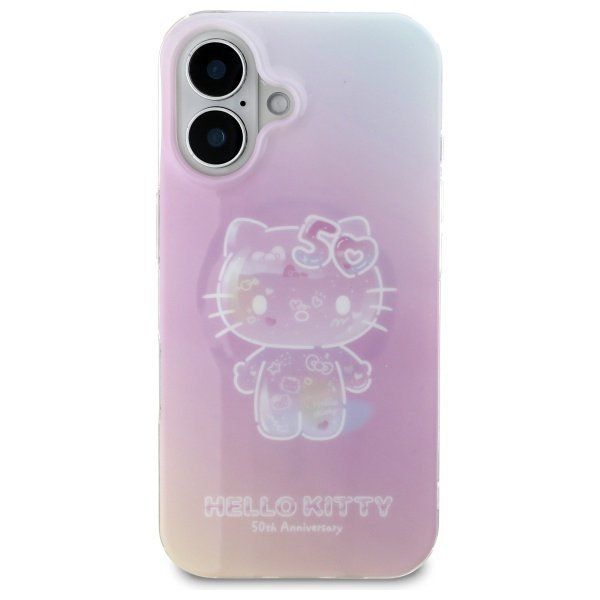 Hello Kitty HKHMP16SH50AP iPhone 166.1&quot; różowy/pink hardcase IML 50TH Anniversary Magsafe