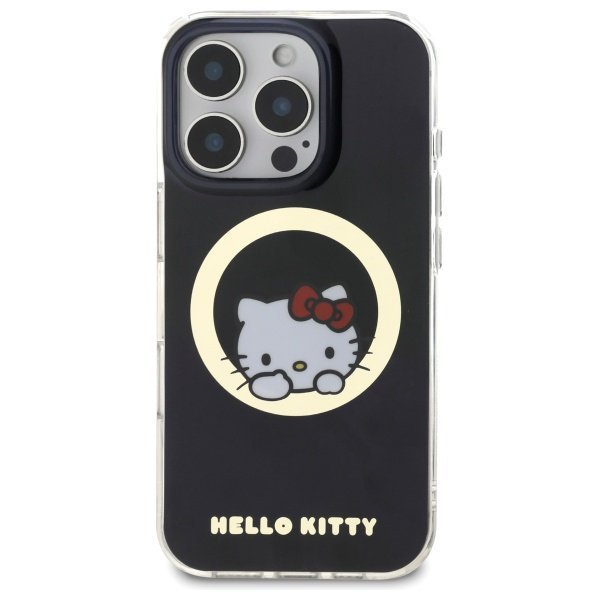 Hello Kitty HKHMP16LHSWKK iPhone 16 Pro6,3&quot; czarny/black hardcase IML Sweet Kitty Magsafe