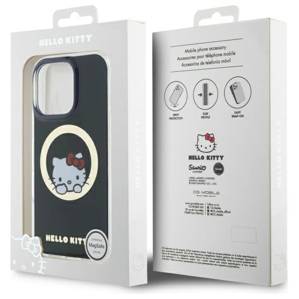Hello Kitty HKHMP16LHSWKK iPhone 16 Pro6,3&quot; czarny/black hardcase IML Sweet Kitty Magsafe