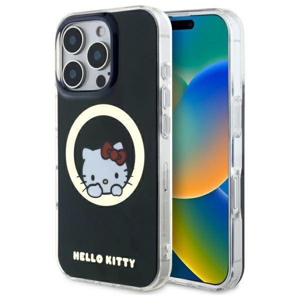 Hello Kitty HKHMP16XHSWKK iPhone 16 ProMax 6,9&quot; czarny/black hardcase IML Sweet Kitty Magsafe