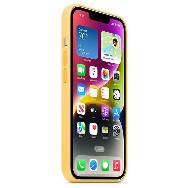 Etui Apple MPTD3ZM/A iPhone 14 Plus / 15Plus 6.7&quot; MagSafe żółty/sunglow Silicone Case