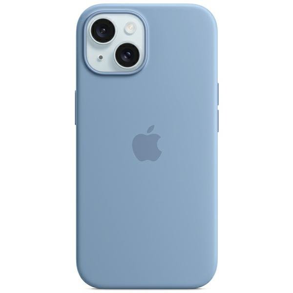 Etui Apple MT0Y3ZM/A iPhone 15 / 14 / 13 6.1&quot; MagSafe zimowy błękit/winter blue Silicone Case