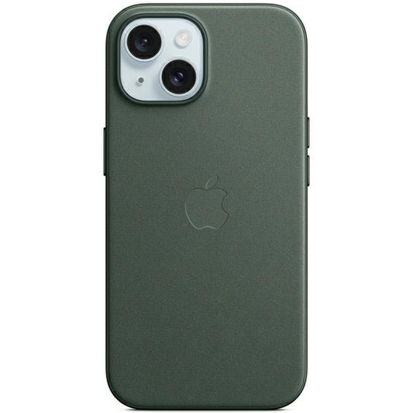 Etui Apple MT3J3ZM/A iPhone 15 / 14 / 13 6.1&quot; MagSafe wieczna zieleń/evergreen FineWoven Case