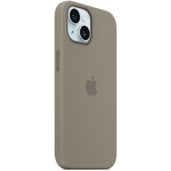 Etui Apple MT0Q3ZM/A iPhone 15 / 14 / 13 6.1&quot; MagSafe popielaty brąz/clay Silicone Case