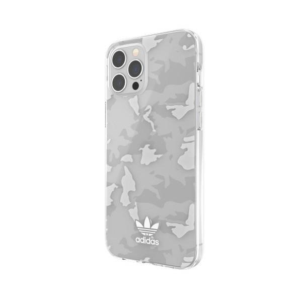 Adidas OR SnapCase Camo iPhone 12 ProMax przezroczysty/biały 43706