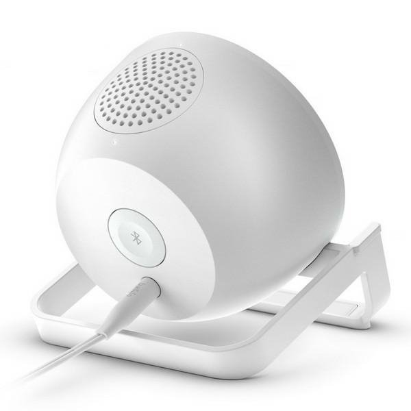 Belkin ład. indukcyjna+głośnik 10Wbiały/white AUF001VFWH
