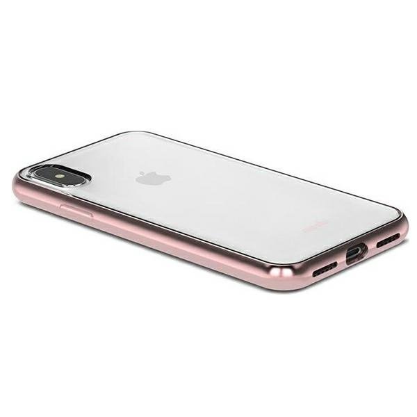 Etui Moshi Vitros iPhone X/Xs różowy przezroczysty/ Orchid pink 31833