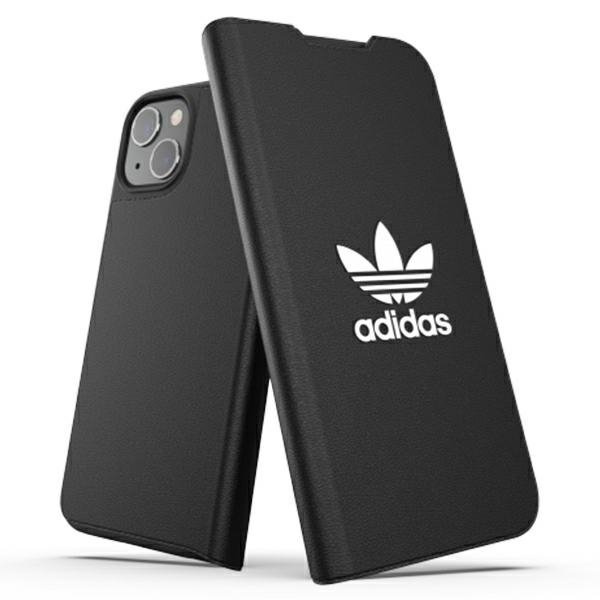 Adidas OR Booklet Case BASIC iPhone 13/ 14 / 15 6,1&quot; czarno biały/black white 47086