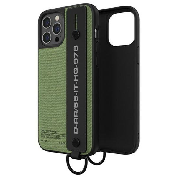 Diesel Handstrap Case Utility TwilliPhone 12/12 Pro czarno-zielony/black-green 44291