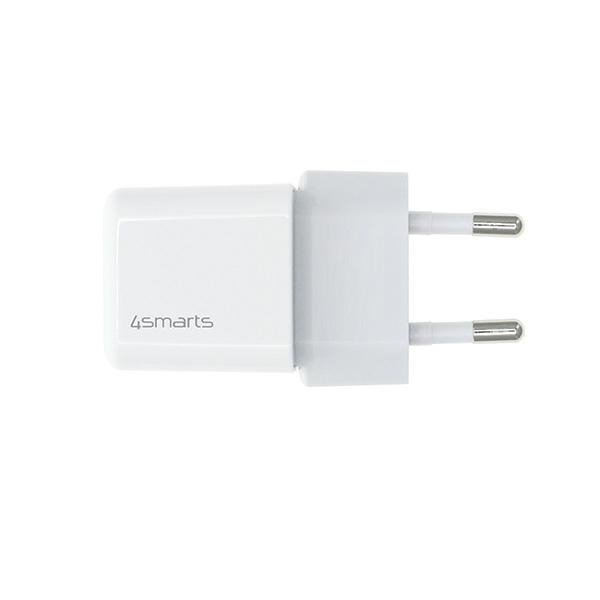 4smarts Ładowarka sieciowa + kabel MFIVoltPlug PD 30W GaN USB-C/Lightning 1,5m biała/white 451534