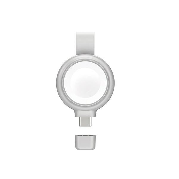 4smarts Ładowarka indukcyjna MFI FastCharger dla Apple Watch srebrna/silver 541000