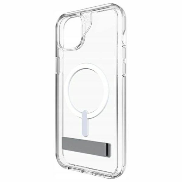 Etui ZAGG Crystal Palace Snap Kickstand  MagSafe do iPhone 15 Plus przezroczysty/clear