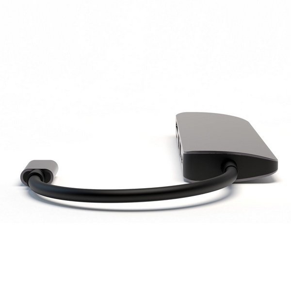 4smarts HUB 6w1 DeX Function 2xUSB-A     3.0/USB-C/HDMI/SD/MicroSD szary 468782