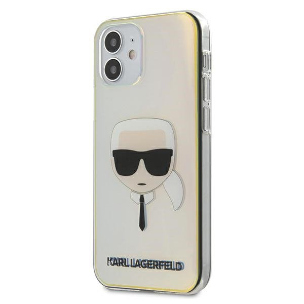 Karl Lagerfeld KLHCP12SPCKHML iPhone 12 mini 5,4&quot; multicolor hardcase Iridescent Karl`s Head