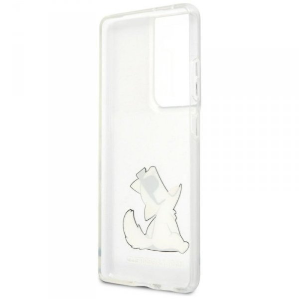 Karl Lagerfeld KLHCS21LCFNRC S21 Ultra G998 hardcase transparent Choupette Fun