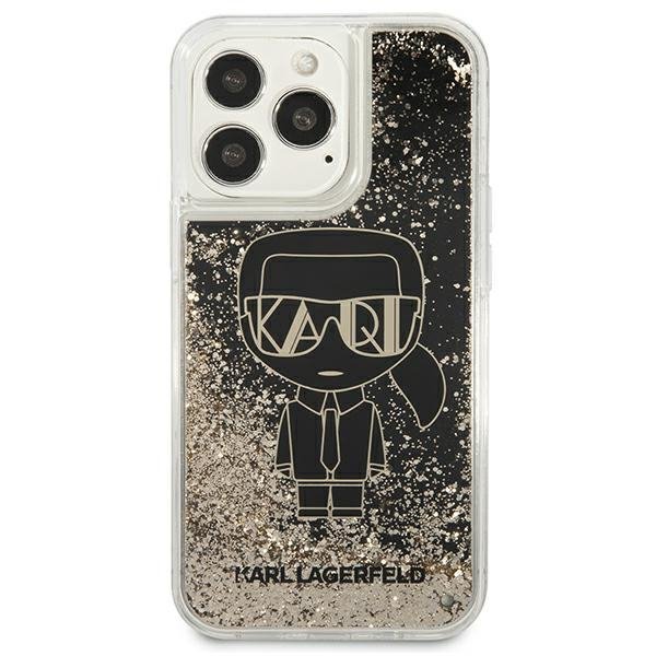 Karl Lagerfeld KLHCP13LLGGKBK iPhone 13Pro/ 13 6,1&quot;czarny/black hardcase Liquid Glitter Gatsby