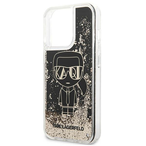 Karl Lagerfeld KLHCP13LLGGKBK iPhone 13Pro/ 13 6,1&quot;czarny/black hardcase Liquid Glitter Gatsby