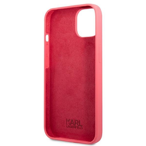 Karl Lagerfeld KLHCP13SSLMP1PI iPhone 13 mini 5,4&quot; hardcase fuksja/fuchsia Silicone Plaque