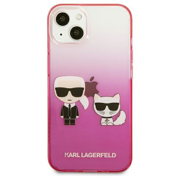 Karl Lagerfeld KLHCP13STGKCP iPhone 13mini 5,4&quot; hardcase różowy/pink Gradient Ikonik Karl & Choupette