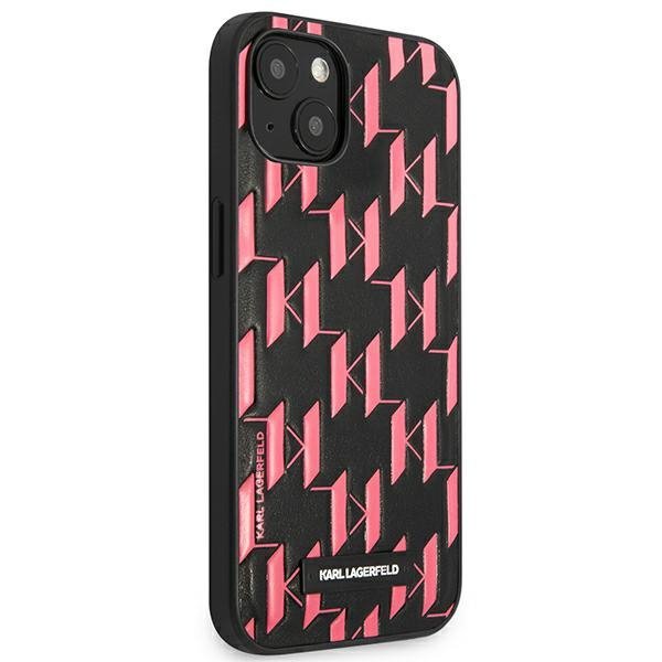 Karl Lagerfeld KLHCP13MMNMP1P iPhone 13 / 14 / 15 6,1&quot; hardcase różowy/pink Monogram Plaque