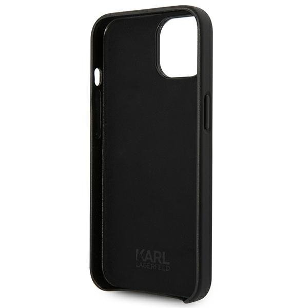 Karl Lagerfeld KLHCP14MFWHK iPhone 14 Plus / 15 Plus 6,7&quot; hardcase czarny/black Leather Perforated Logo
