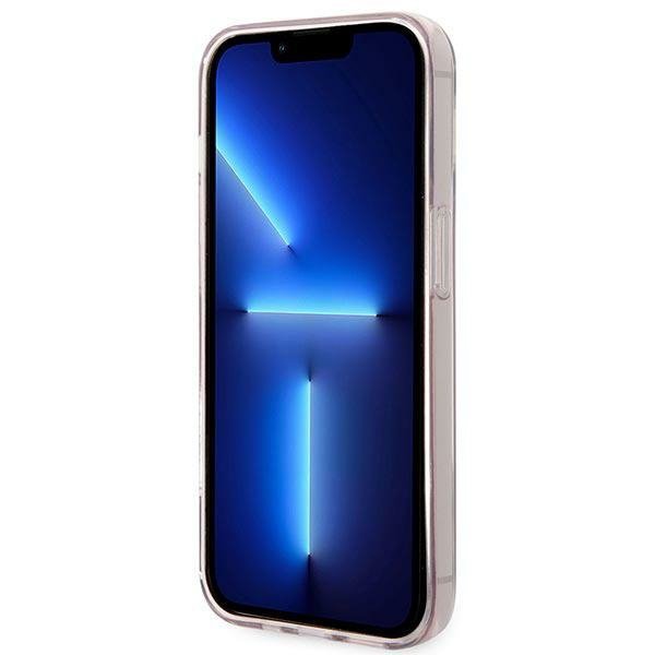 Karl Lagerfeld KLHCP14LCTTRI iPhone 14 Pro 6,1&quot; hardcase różowy/pink Transparent Choupette Body