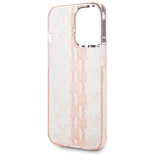 Karl Lagerfeld KLHCP14LHKLSPCP iPhone 14 Pro 6,1&quot; hardcase różowy/pink Mono Vertical Stripe
