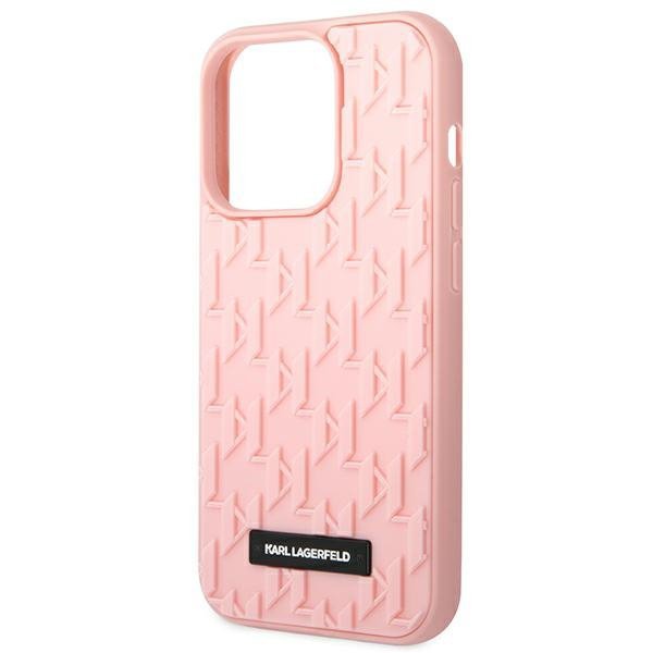 Karl Lagerfeld KLHCP14LRUPKLPP iPhone 14 Pro 6,1&quot; hardcase różowy/pink 3D Monogram