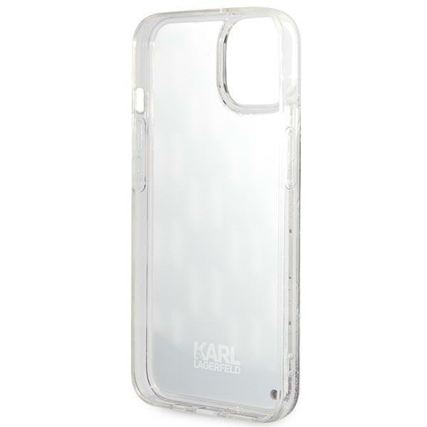 Karl Lagerfeld KLHCP14SLMNMK iPhone 14 / 15 / 13 6,1&quot; hardcase czarny/black Liquid Glitter Monogram