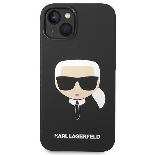 Karl Lagerfeld KLHCP14MSLKHBK iPhone 14 Plus / 15 Plus 6,7&quot; hardcase czarny/black Silicone Karl`s Head
