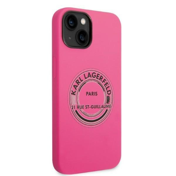 Karl Lagerfeld KLHCP14MSRSGRCF iPhone 14 Plus / 15 Plus 6,7&quot; hardcase różowy/pink Silicone RSG