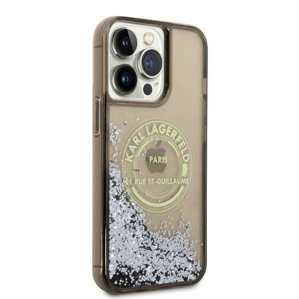 Karl Lagerfeld KLHCP14XLCRSGRK iPhone 14 Pro Max 6,7&quot; czarny/black hardcase Liquid Glitter RSG