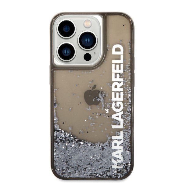 Karl Lagerfeld KLHCP14XLCKVK iPhone 14 Pro Max 6,7&quot; czarny/black hardcase Liquid Glitter Elong