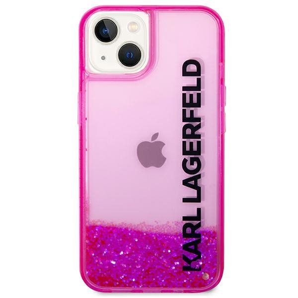 Karl Lagerfeld KLHCP14MLCKVF iPhone 14 Plus / 15 Plus 6,7&quot; różowy/pink hardcase Liquid Glitter Elong