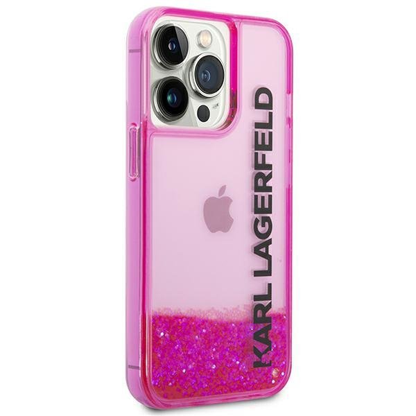 Karl Lagerfeld KLHCP14XLCKVF iPhone 14 Pro Max 6,7&quot; różowy/pink hardcase Liquid Glitter Elong