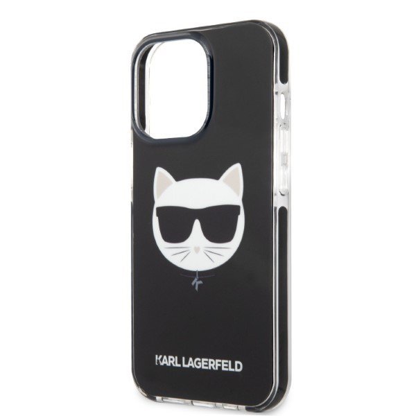 Karl Lagerfeld KLHCP13LTPECK iPhone 13 Pro / 13 6,1&quot; hardcase czarny/black Choupette Head