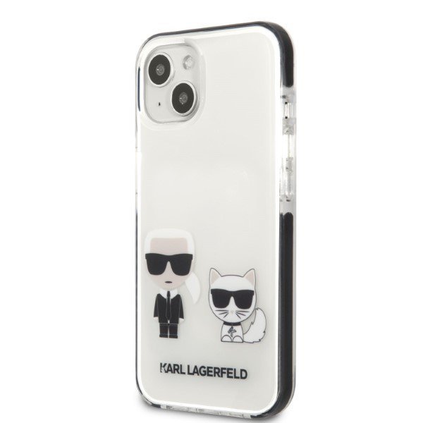 Karl Lagerfeld KLHCP13STPEKCW iPhone 13 mini 5,4&quot; hardcase biały/white Karl&Choupette