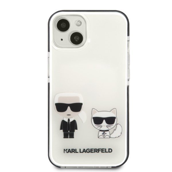Karl Lagerfeld KLHCP13STPEKCW iPhone 13 mini 5,4&quot; hardcase biały/white Karl&Choupette