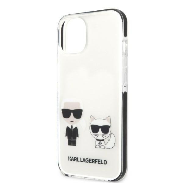 Karl Lagerfeld KLHCP13MTPEKCW iPhone 13 / 14 / 15 6,1&quot; hardcase biały/white Karl&Choupette