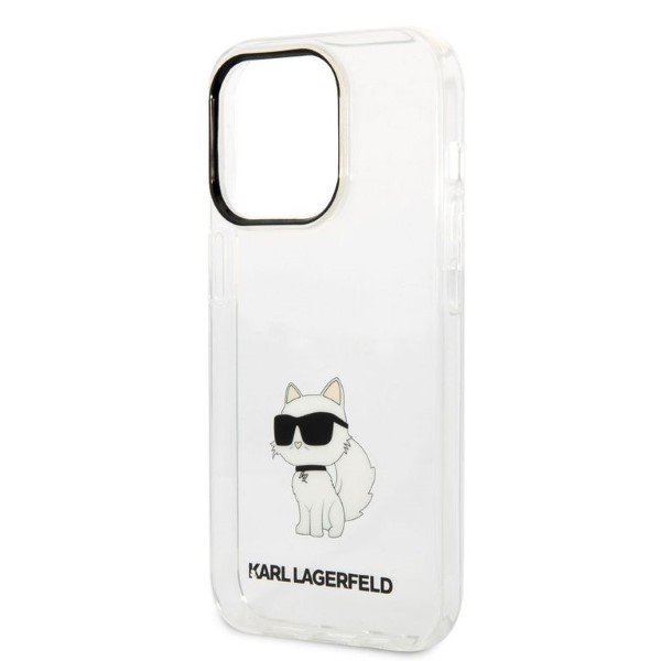 Karl Lagerfeld KLHCP14LHNCHTCT iPhone 14 Pro 6,1&quot; transparent hardcase Ikonik Choupette