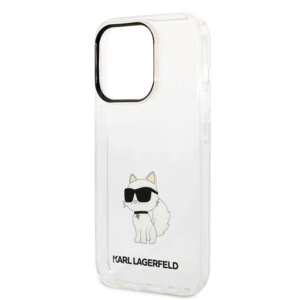 Karl Lagerfeld KLHCP14XHNCHTCT iPhone 14 Pro Max 6,7&quot; transparent hardcase Ikonik Choupette