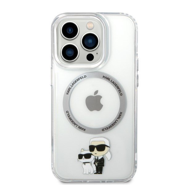 Karl Lagerfeld KLHMP14LHNKCIT iPhone 14 Pro 6,1&quot; hardcase transparent Iconic Karl&Choupette Magsafe