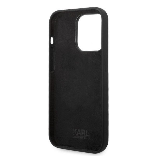 Karl Lagerfeld KLHCP14XSNIKBCK iPhone 14 Pro Max 6,7&quot; hardcase czarny/black Silicone Ikonik