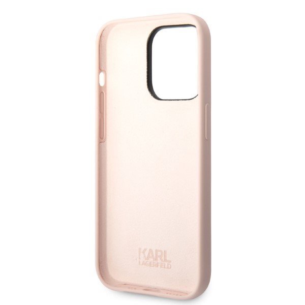 Karl Lagerfeld KLHCP14XSNCHBCP iPhone 14 Pro Max 6,7&quot; hardcase różowy/pink Silicone Choupette