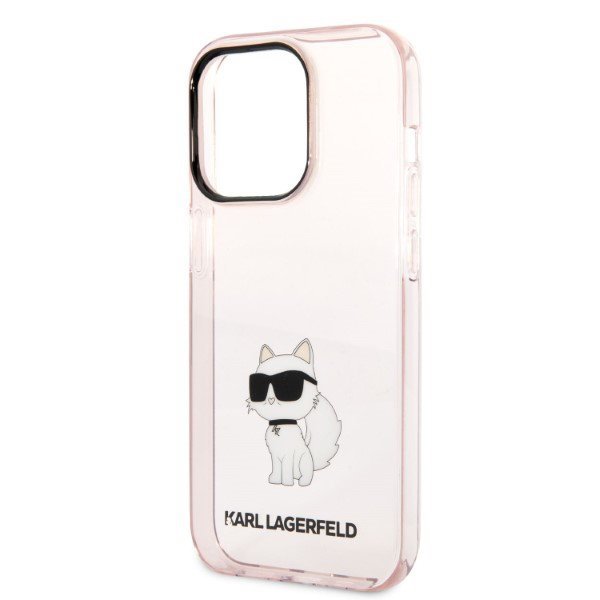 Karl Lagerfeld KLHCP14XHNCHTCP iPhone 14 Pro Max 6,7&quot; różowy/pink hardcase Ikonik Choupette