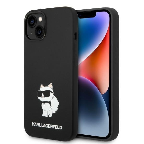 Karl Lagerfeld KLHMP14MSNCHBCK iPhone 14 Plus / 15 Plus 6,7&quot; hardcase czarny/black Silicone Choupette MagSafe