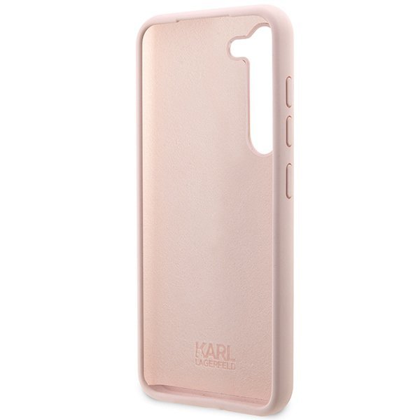 Karl Lagerfeld KLHCS23MSNIKBCP S23+ S916 hardcase różowy/pink Silicone Ikonik