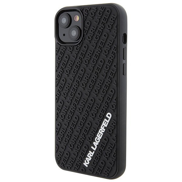 Karl Lagerfeld KLHCP15M3DMKRLK iPhone 15 Plus / 14 Plus 6.7&quot; czarny/black hardcase 3D Rubber Multi Logo