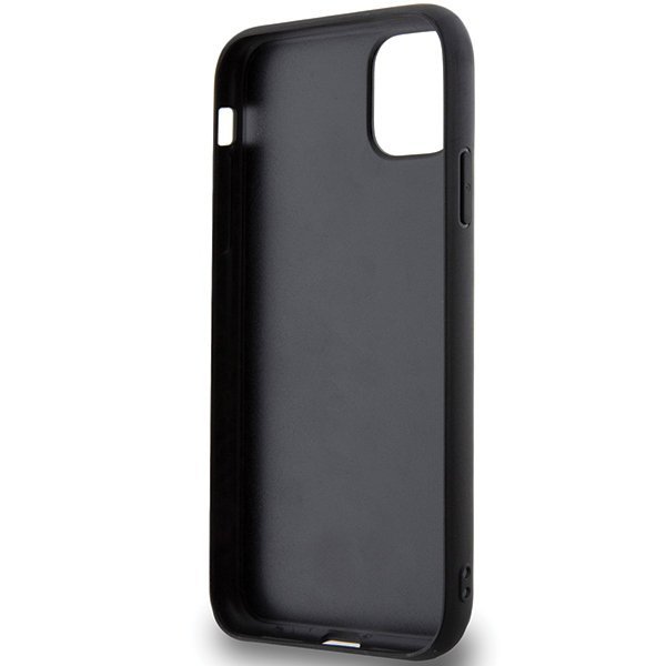 Karl Lagerfeld KLHCN613DMKRLK iPhone 11 / Xr 6.1&quot; czarny/black hardcase 3D Rubber Multi Logo